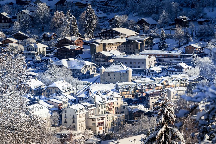Vue sur le village de Saint-Gervais
