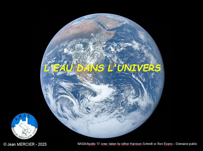 Les Nuits des étoiles : conférence : L'eau dans l'univers_Les Orres