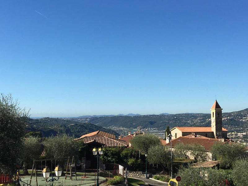 Gîte N°3 Espace des Oliviers-Vue depuis le gîte-Castagniers-Gîtes de France des Alpes-Maritimes