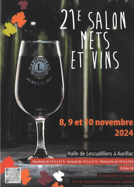 21e salon Mets et Vins_Aurillac