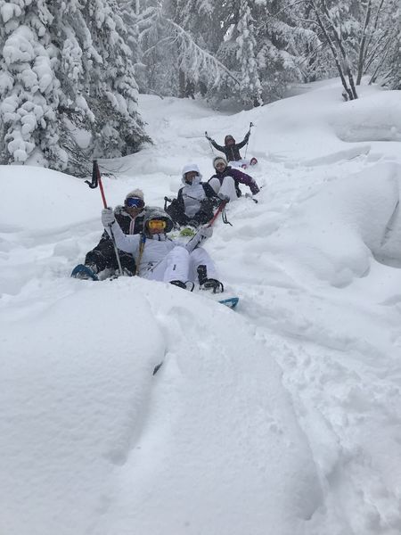 Balades en raquettes avec Les rando du Lavvu à La Norma