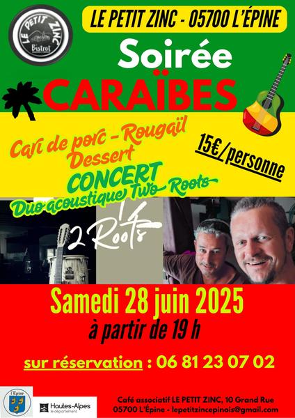 - © Le Petit Zinc Soirée Caraïbes - © Le Petit Zinc