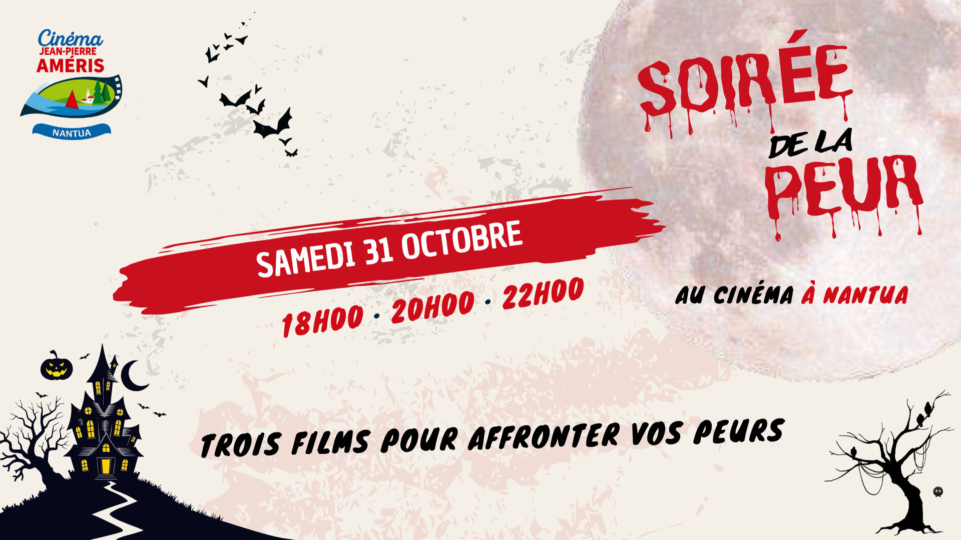 Soirée de la peur - 3 films pour affronter vos peurs