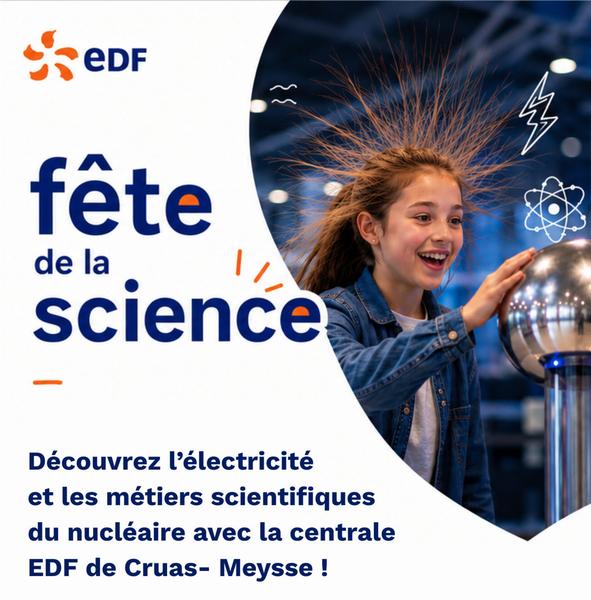 Fête de la science - Ateliers ludiques et pédagogiques à la centrale EDF_Cruas