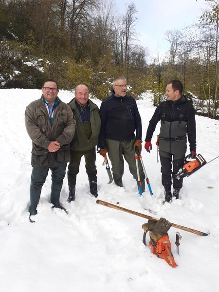 Matinée d'entretien des berges Haute Fure