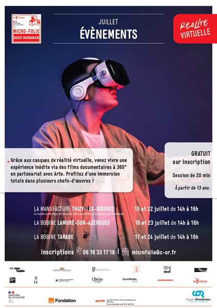Réalité virtuelle à la Micro-folie - Tarare