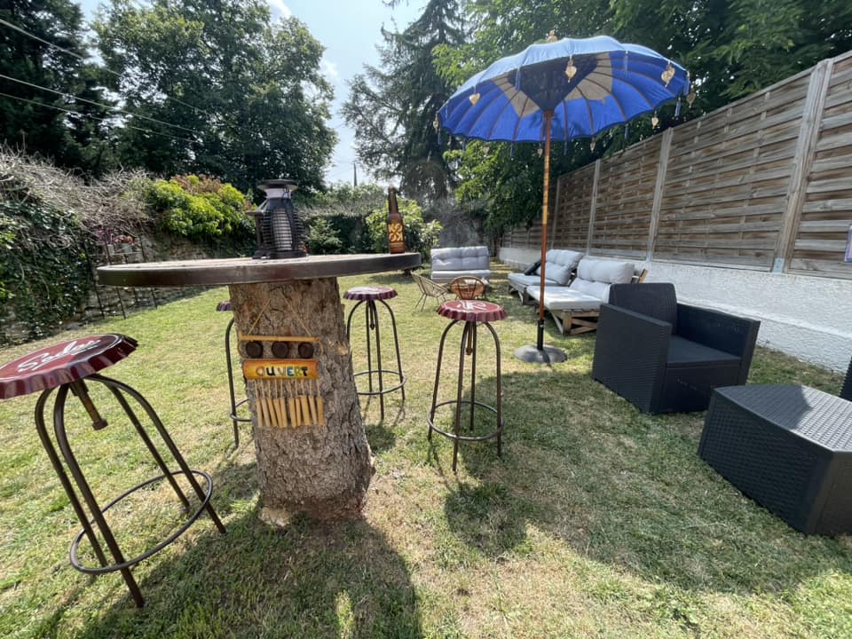 Terrasse en été