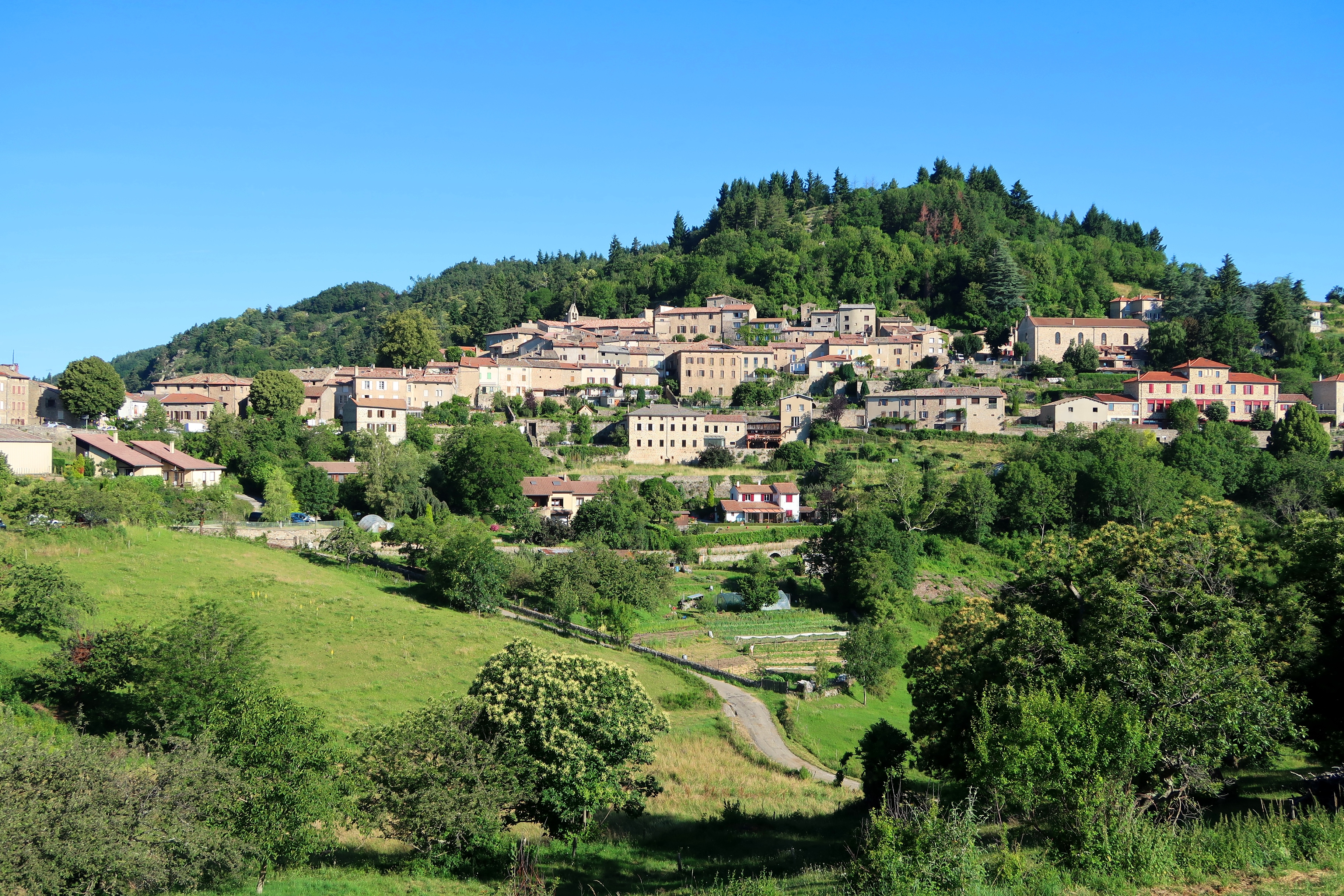 Le village de Chalencon