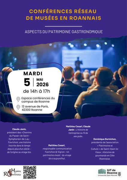 Conférence : aspects du patrimoine gastronomique_Roanne