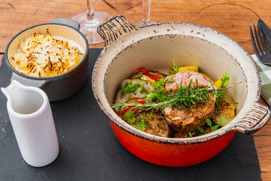 Cocotte d'agneau mijotée - Terrasse des Cigales