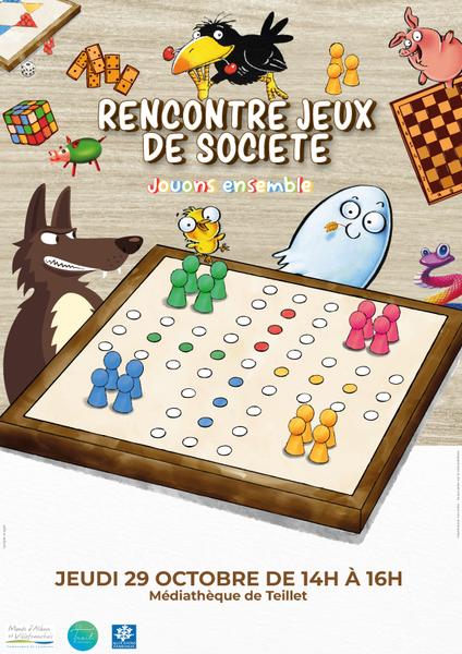 Jouons ensemble - rencontre jeux de société - Le trait d'Union
