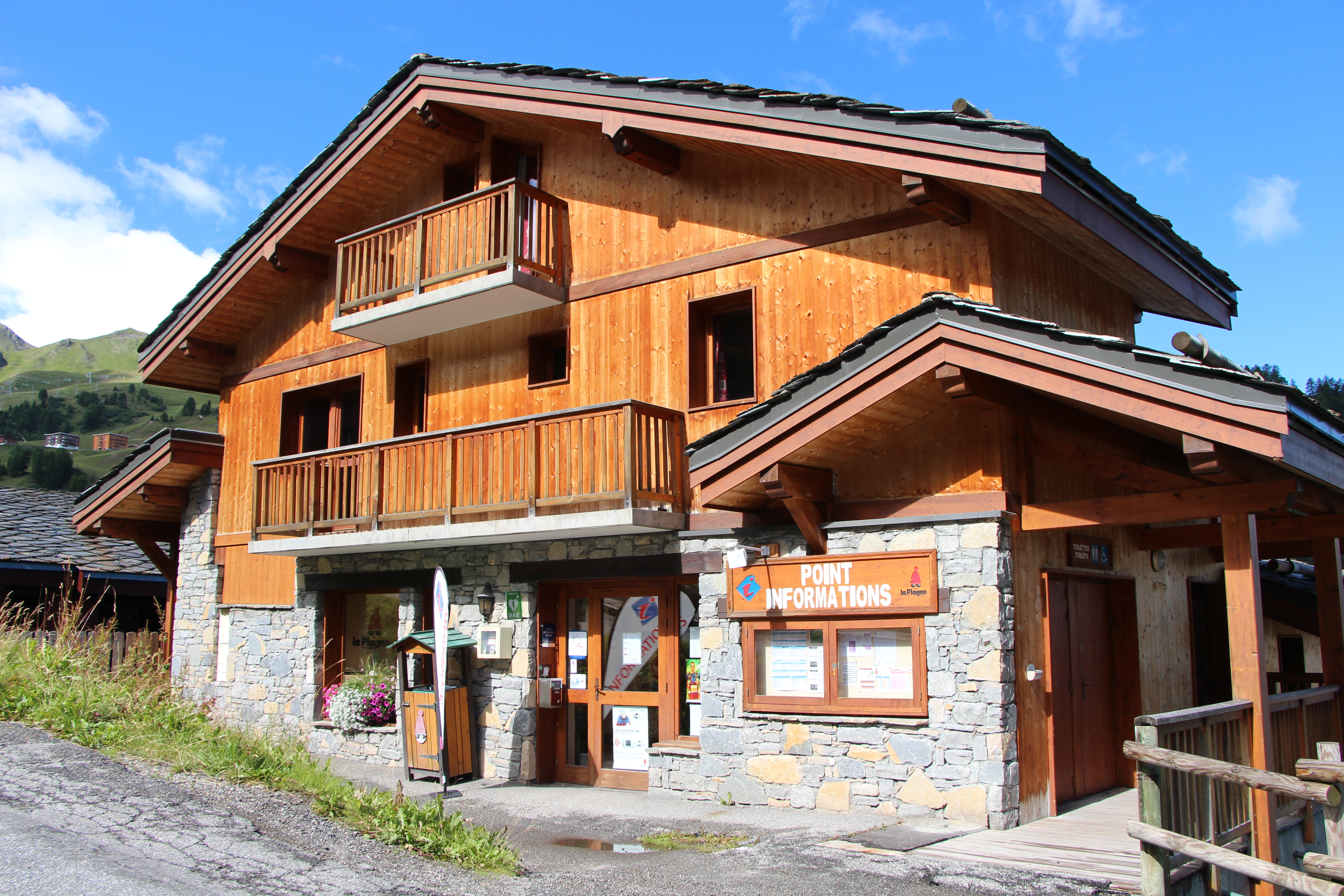 Point informations Plagne 1800