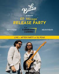Concert - Release Party - Le Biscuit Live + After party