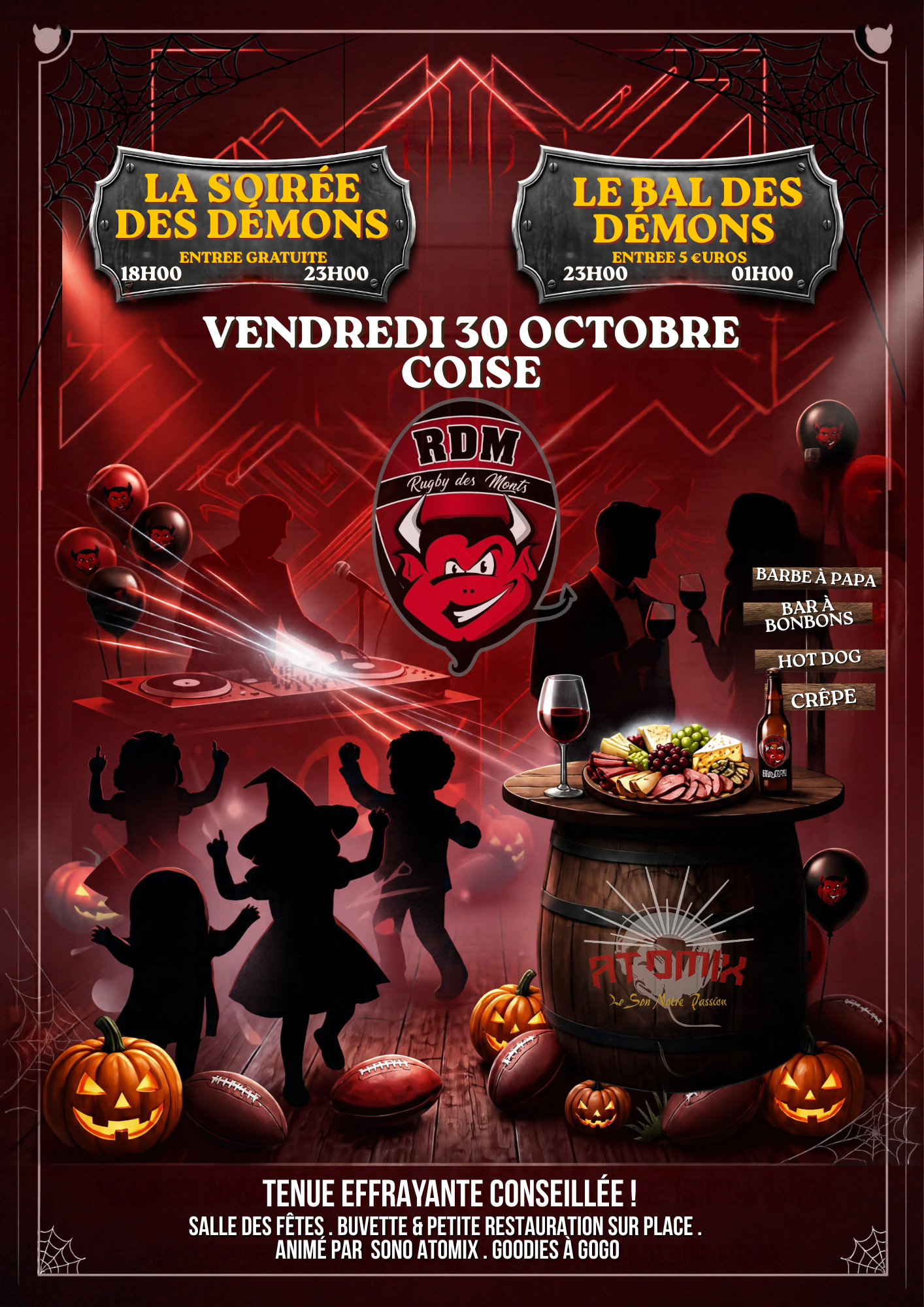 Affiche La Soirée des Démons