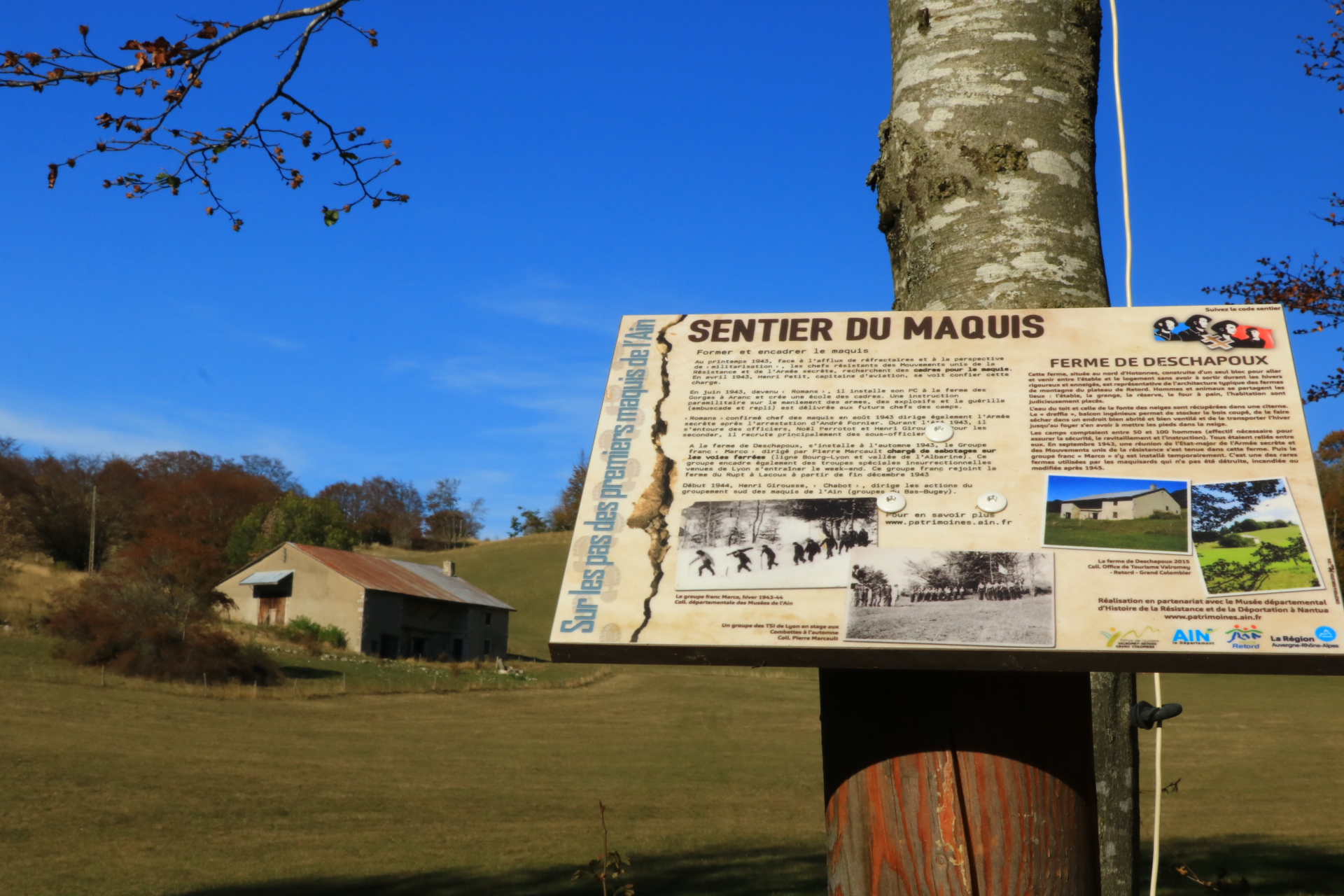 HistoireS de RésistanceS : randonnée commentée du sentier du Maquis, sur le Plateau de Retord
