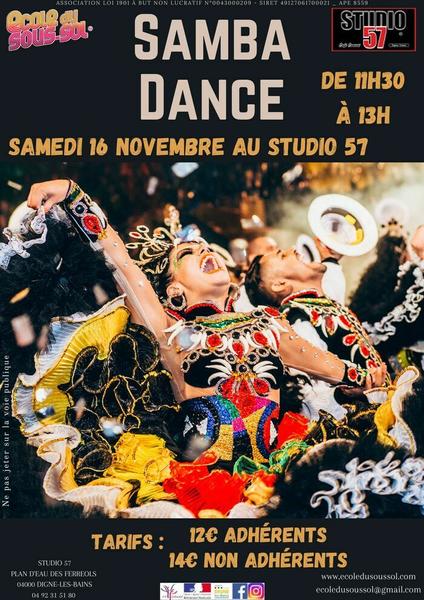 Stage de samba Le 16 nov 2024