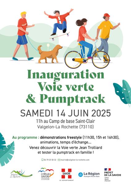 Inauguration Voie verte & Pumptrack