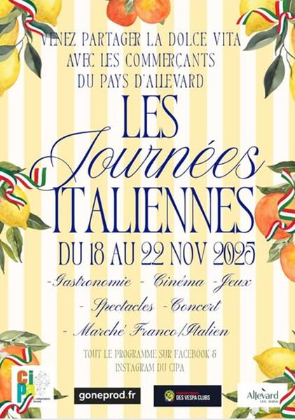 Les journées italiennes dans le pays d'Allevard