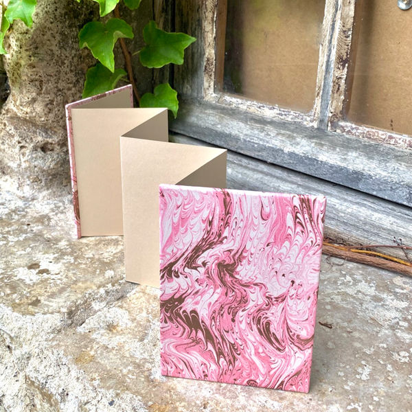 Ateliers reliure : carnet accordéon