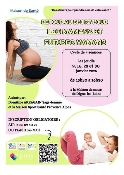 Retour au sport pour mamans et futures mamans Du 9 au 30 janv 2025