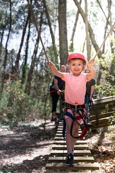 Parcours aventure dans les arbres 