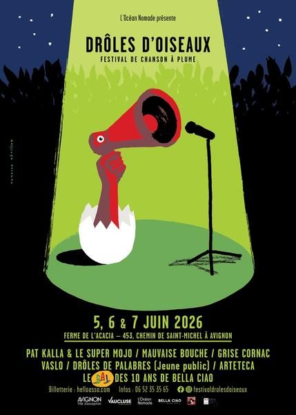Drôles d'oiseaux – festival de chanson à plume_Avignon