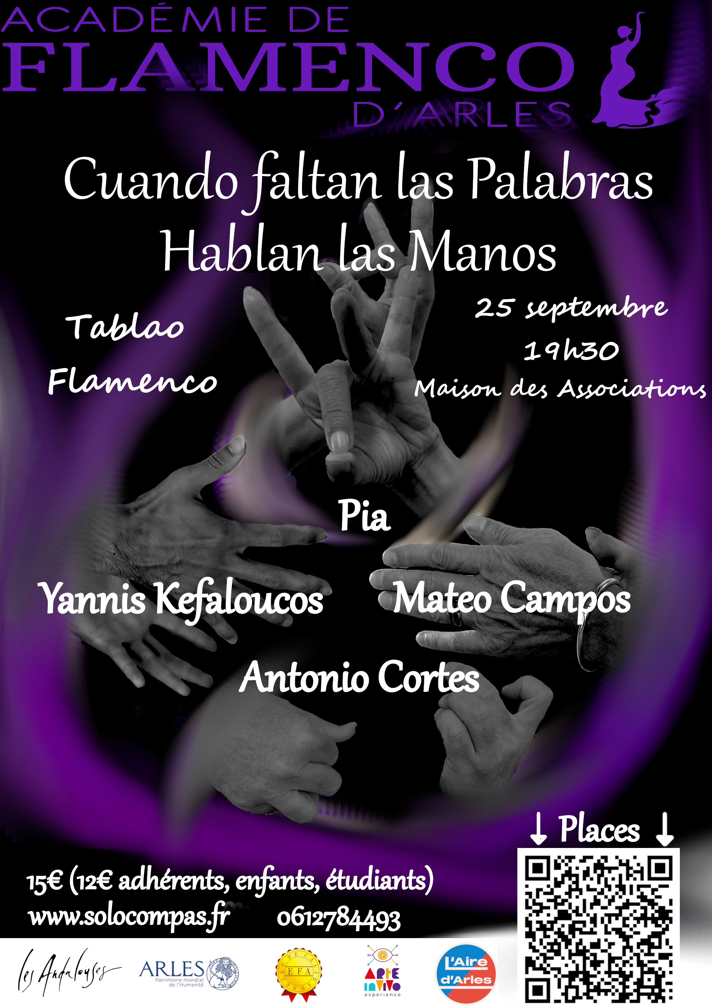 Tablao Flamenco « Cuando faltan las palabras, hablan las manos »