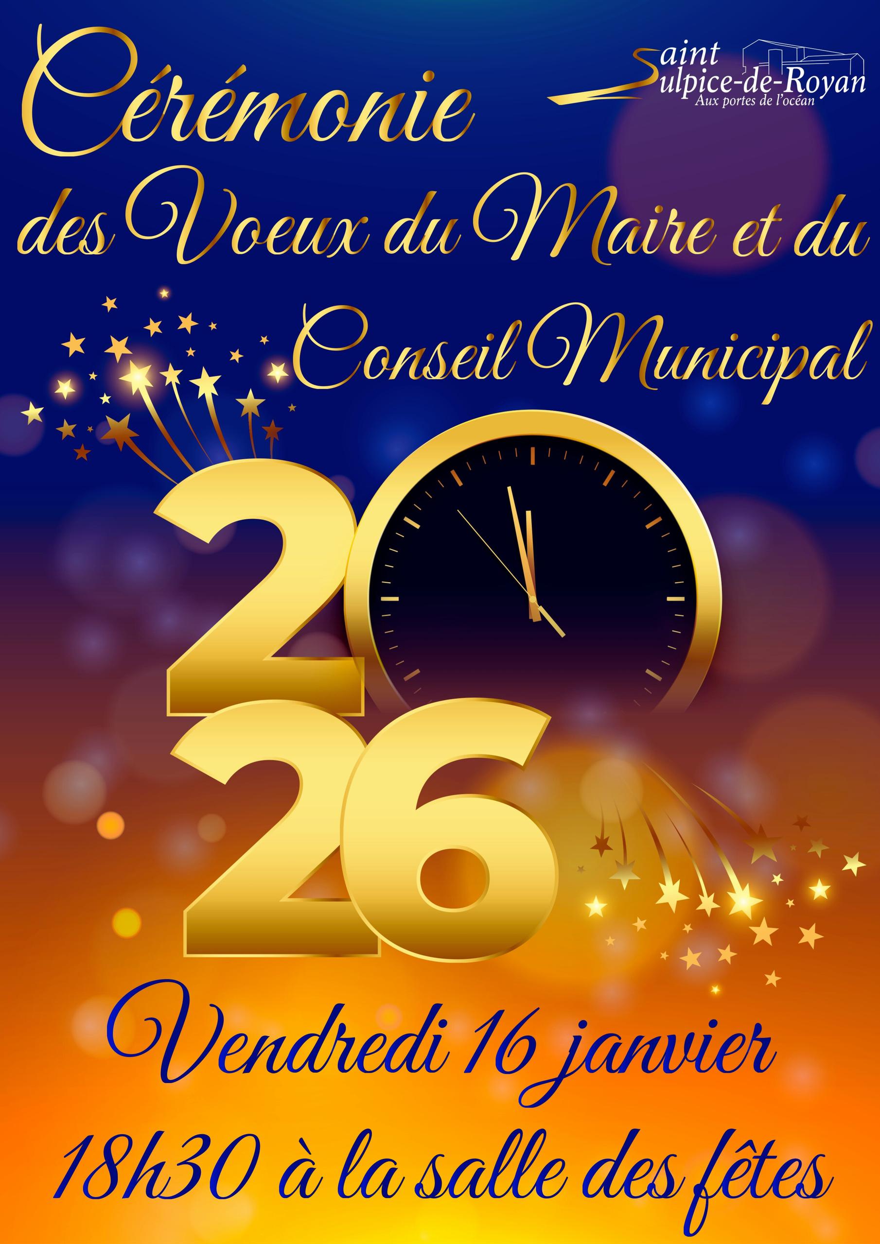 Cérémonie des Vœux du Maire