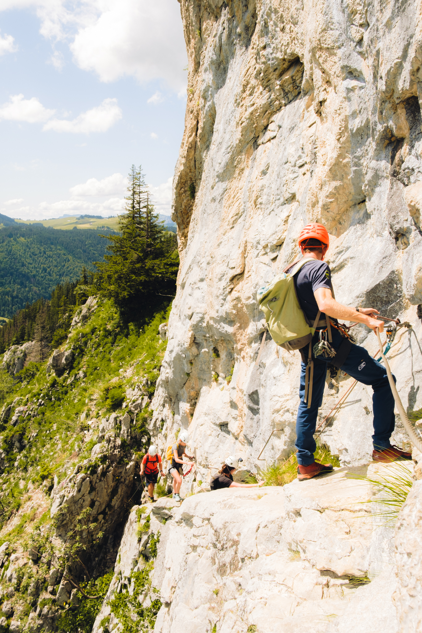 Private outing of via ferrata with Evolution 2
