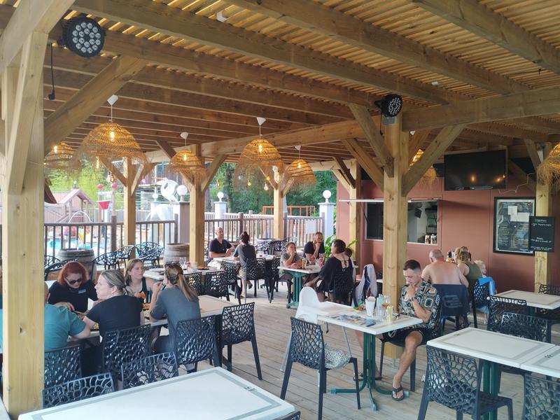 Terrasse du restaurant La Paillote