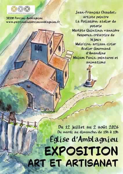 Exposition : art et artisanat à l'église d'Amblagnieu