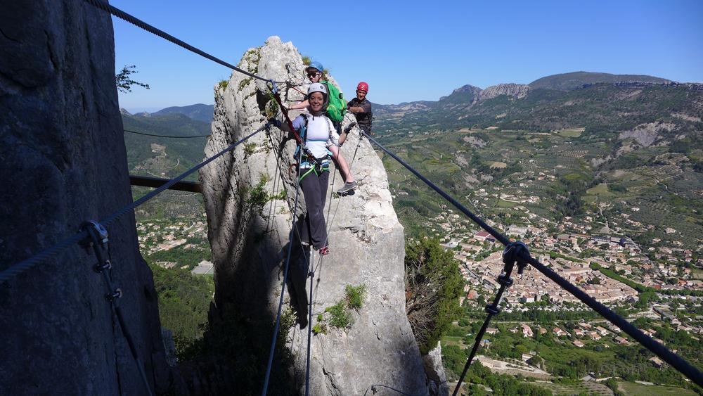Via ferrata avec le Bureau des guides - Buis-les-Baronnies