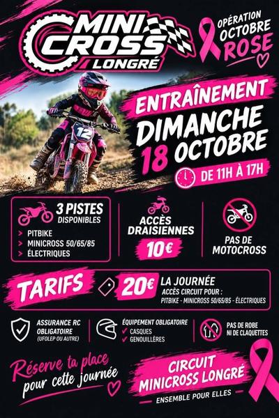 Entraînement mini cross - spécial Octobre rose