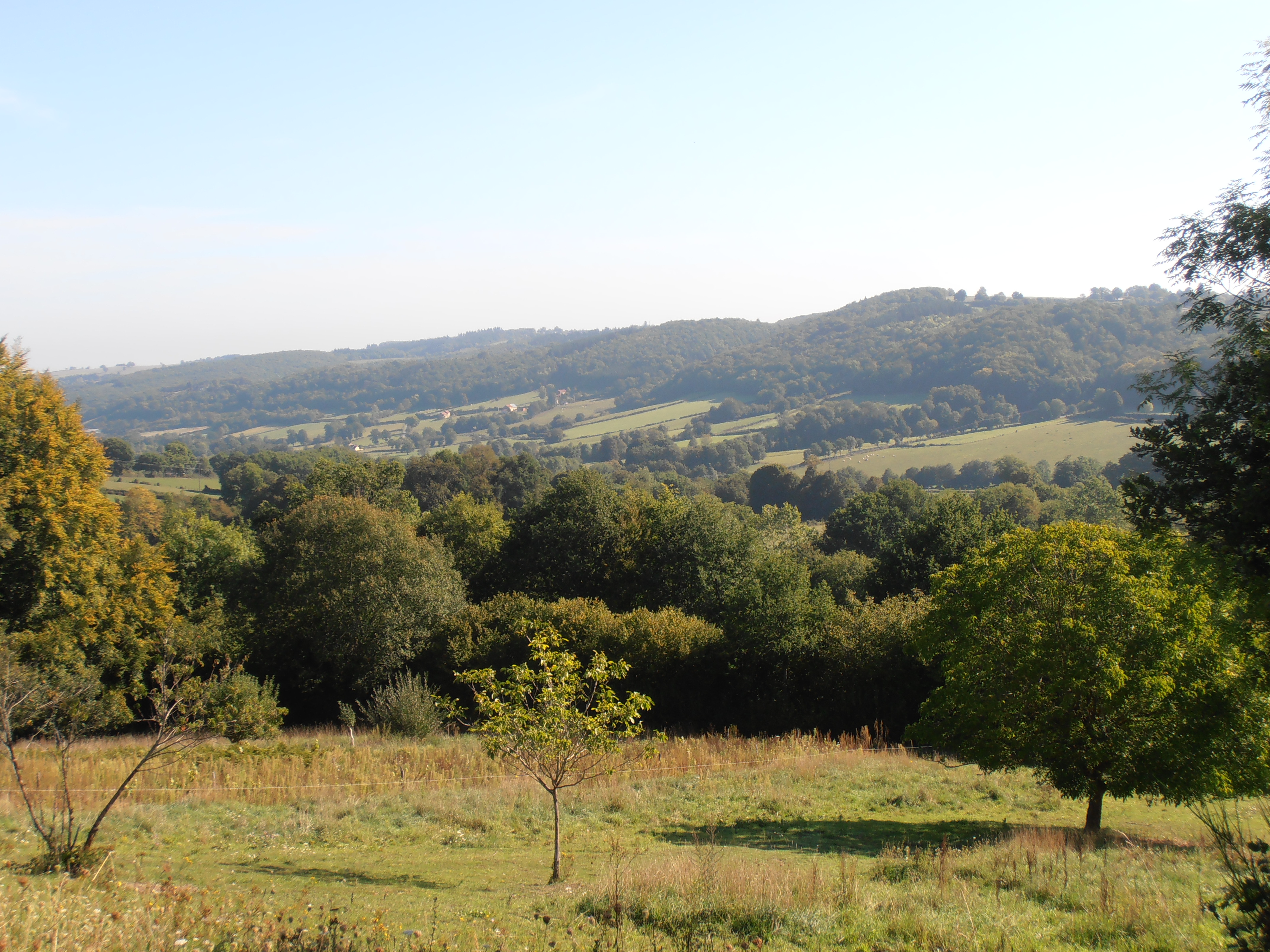 Panorama sur la campagne de Teilhet