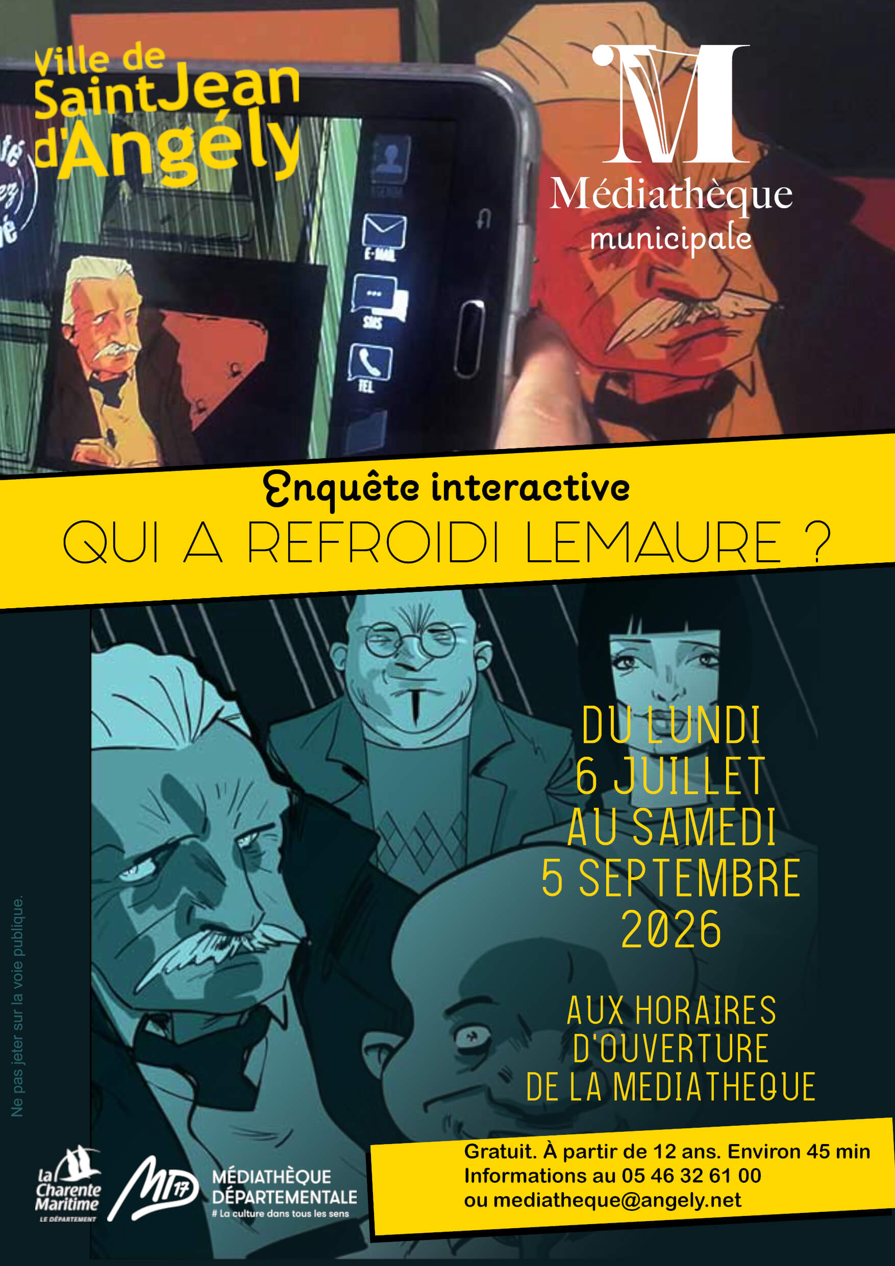 Enquête interactive "Qui a refroidi Lemaure"