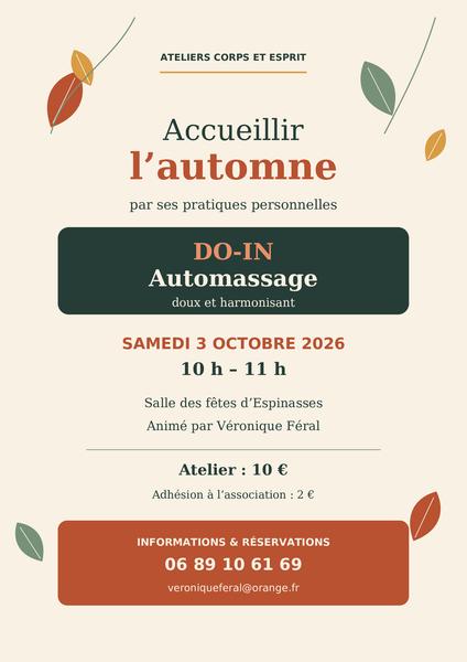 Atelier auto-massage