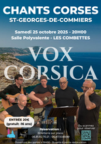 Concert Vox Corsica_Saint-Georges-de-Commiers