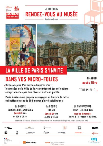 Rendez-vous au musée numérique : la ville de Paris s\'invite dans vos Micro-folies
