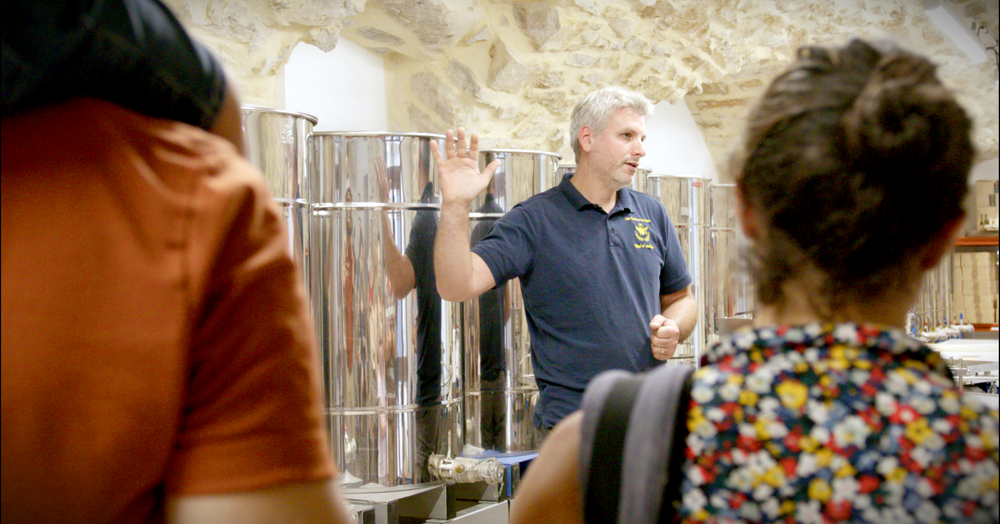 Des visites guidées de la miellerie