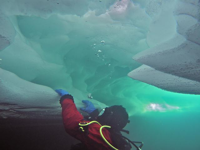 Ice diving