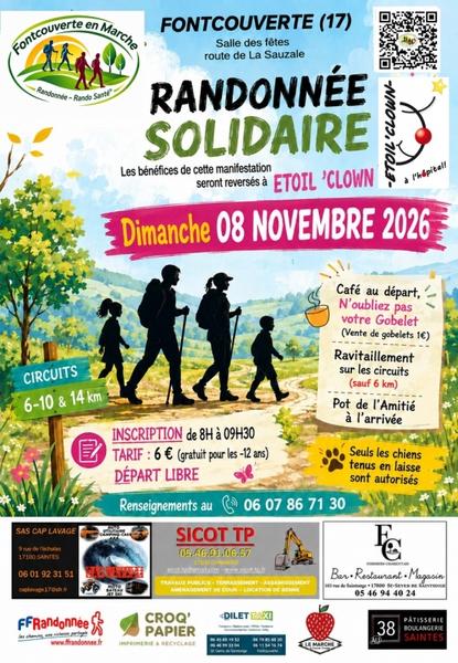 Randonnée Solidaire à Fontcouverte
