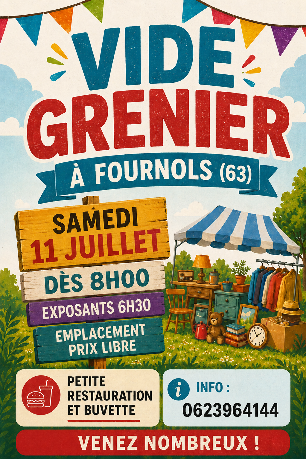 Vide grenier – brocante