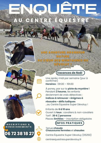 Enquête au centre équestre_Superdévoluy