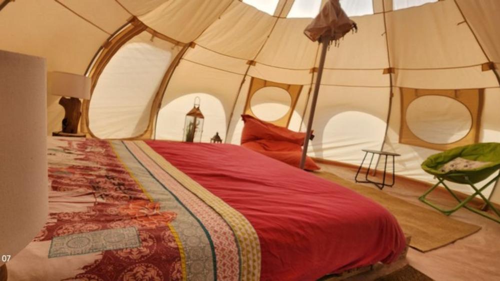 Le Temps Suspendu - Tente Lotus_Saint-Pierreville