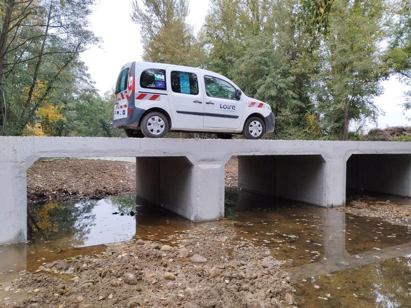 Visite des travaux du programme Life Loire en Forez_Montrond-les-Bains