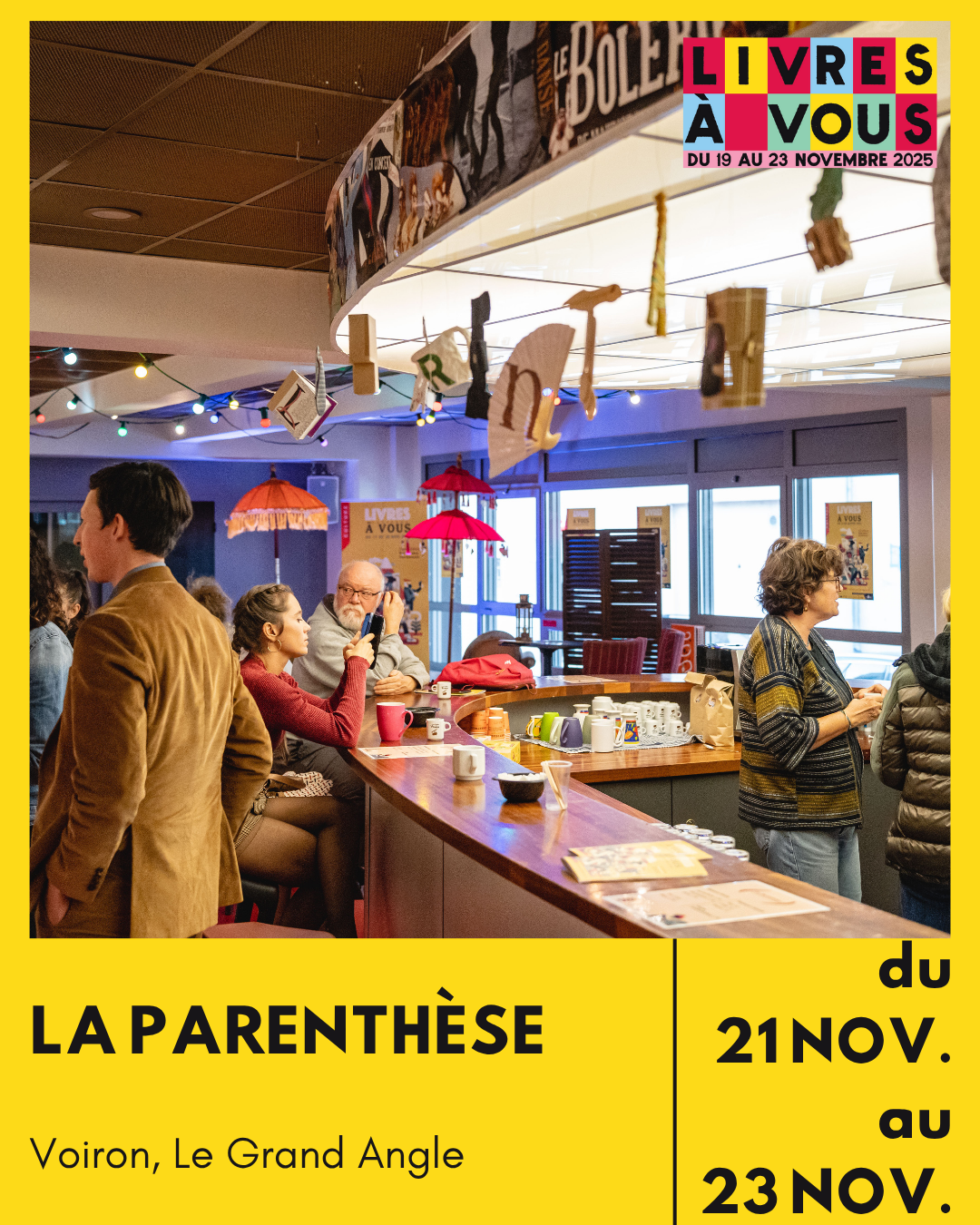 La Parenthèse : Bistrot éphémère du Festival Livres à vous_Voiron
