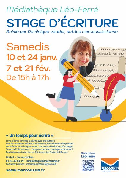 ✍️ Atelier d’écriture avec Dominique Vautier