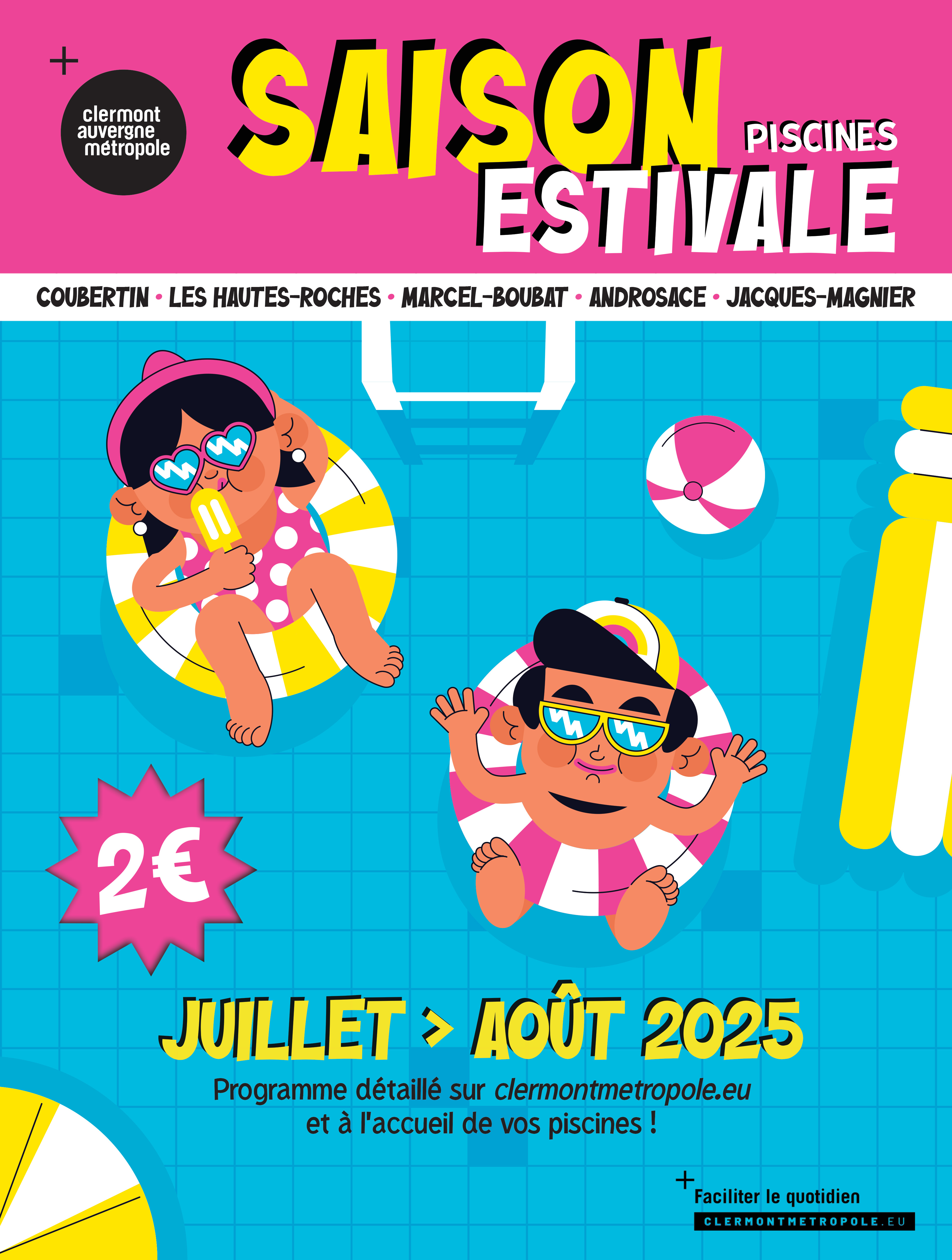 Saison estivale au Stade Nautique Pierre-de-Coubertin