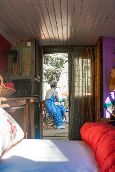 Roulotte et gite champetre lorette de scoot Nomad