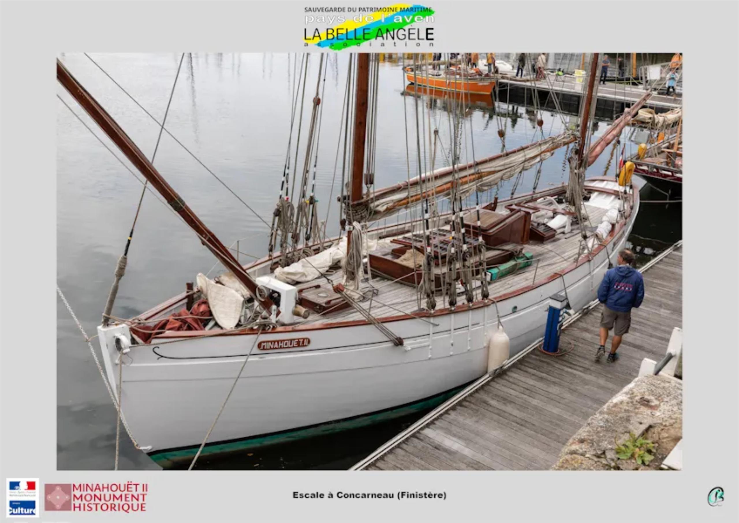 Visite du bateau Le Minahouet II